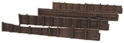 Seawall made of wood