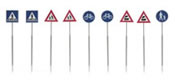 Dutch traffic signs, 9 pieces