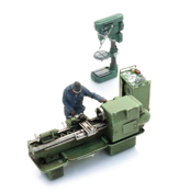 Metalworking machines with figure