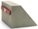 Buffer stop concrete