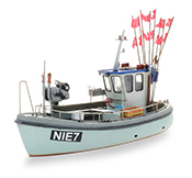 Small fishing boat, waterline