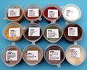 Set of 12 powders of various colors (weathering powder)