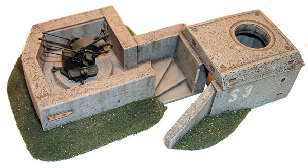 Artmaster 80007 - Anti-aircraft gun position w/ protective bunker (w/o anti-aircraft gun)