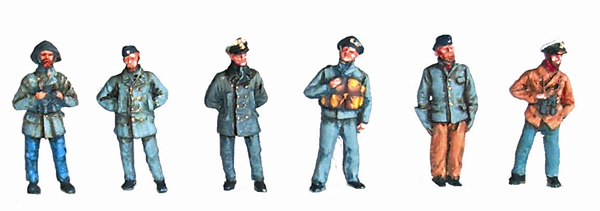 Artmaster 80394 - Set of figures, seamen I (6 figures)