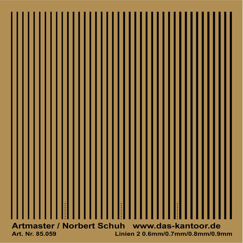 Artmaster 85059 - Line 2 Decals