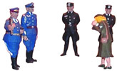 Figure set of Reichsmarschall Goering (5 pieces)