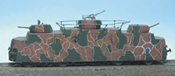 Italian self-propelled rail gun LITTORINA BLINDATA