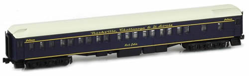 AZL 71209-3 - Nashville, Chattanooga & St. Louis 8-1-2 Pullman Sleeper Rock Cabin L&N Blue