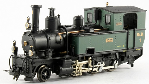 Bemo 1295111 - RhB G 3/4 Steam Locomotive Rhätia Metal Collectio