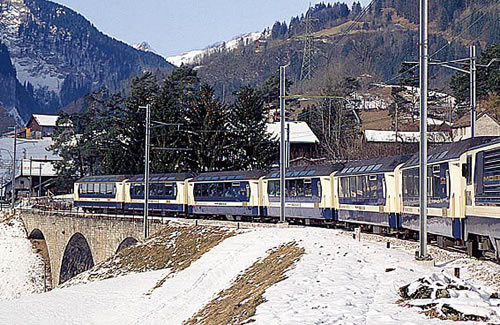 Bemo 3295300 - 1st Class Passenger Coach As 110 Panoramic Express 