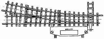 Bemo 4206000 - 12° electric turnout right, 162,3 mm, R 515 mm code 100