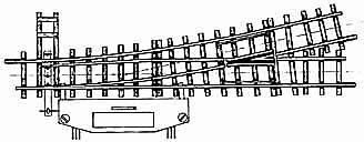 Bemo 4207000 - 12° electric turnout left, 162,3 mm, R 515mm code 100