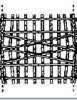 Bemo 4217000 - 24° center cross sectoin HOm, 71 mm, code 100