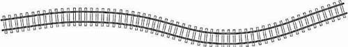 Bemo 4294027 - Flex track 1000 mm, HOm Code 70