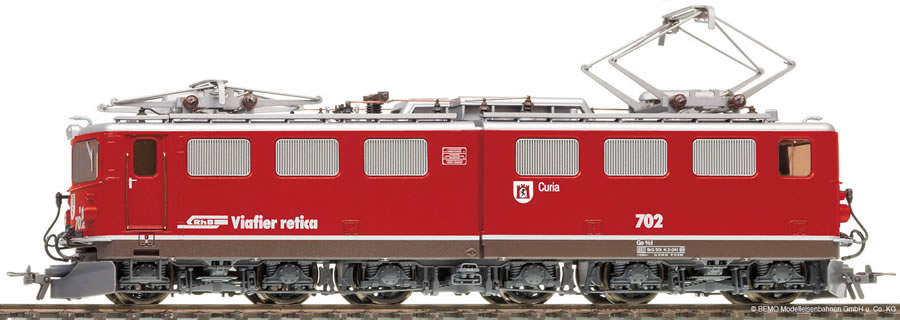 BEMO 154132 RhB Ge6/6 II 702号機「60 Jahre - 6 Mio Km」Digital HOm Ge