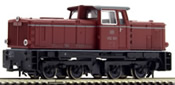 German Diesel Locomotive V 52 901 in old red of the DB