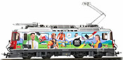 Swiss Electric Locomotive Ge 4/4 II 611 as advertising log in RhB