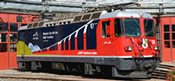 Swiss Electric Advertising Locomotive Ge 4/4 II 620 RhB Club of the RhB