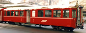 Swiss Passenger Coach B 2304 Center Entrance Cars of the RhB