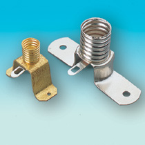 Brawa 3433 - Bulb Holder E 10 with mounting lugs - 10 pack