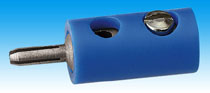 Brawa 3705 - Pin Connector, blue [100 piec