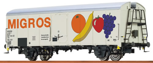 Brawa 37212 - Refrigerator Car UIC “Migros”