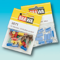 Brawa 3772 - 66 Plugs/34 Sockets, assorted