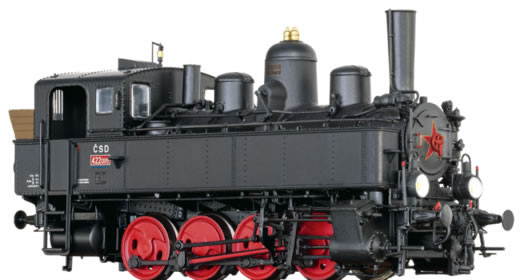 Brawa 40792 - Czechoslovakian Tender Locomotive BR 422 of the CSD (DC Analog Basic Plus)