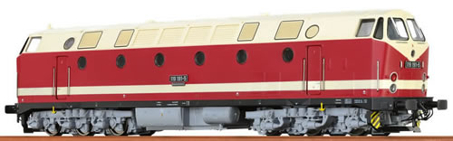 Brawa 41100 - H0 Diesel Loco BR 119 DR, Era IV (DC Digital Premium w/Sound)