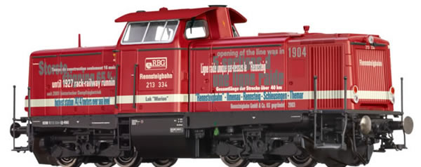 Brawa 42887 - German Diesel Locomtive BR 213 MARION of the Rennsteigbahn