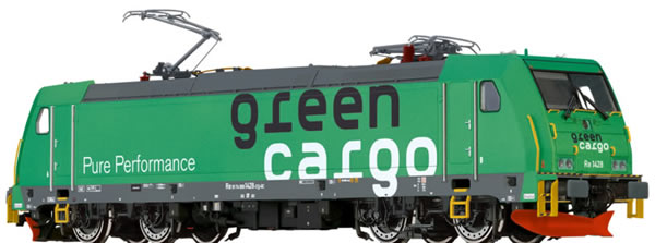 Brawa 43969 - Swedish Electric Locomotive Re 1428 GreenCargo EXTRA (AC Sound)