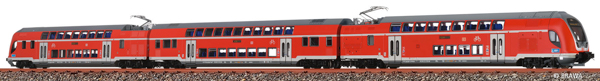 Brawa 44590 - German 3pc TWINDEXX Vario Double-Deck Train set of the DB AG (DCC Sound Decoder)