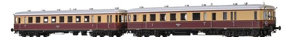 Brawa 44701 - German 2pc Diesel Railcar BR VT137 and Trailer BR VS145 of the DRG (AC Digital Basic Plus)