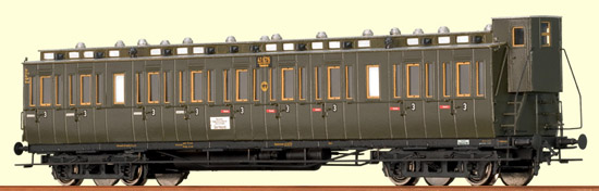 Brawa 45252 - Compartment Coach 3rd Class DRG