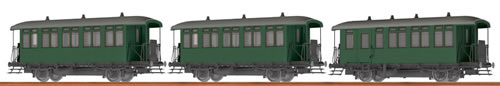 Brawa 45635 - Austrian 3pc Passenger Coach Set of the ÖBB