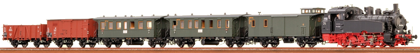 Brawa 45974 - H0 Jubilee-Set Steam Loco Tn,