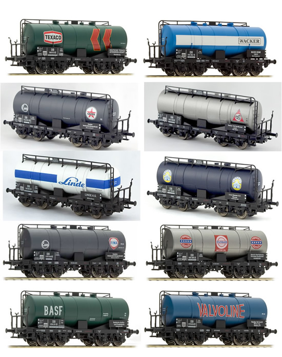 Brawa 45998 - German DB Era III Limited 2015 Toyfair Tank Car Set