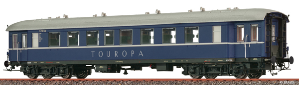 Brawa 46200 - Passenger Coach C4ywe Touropa DB