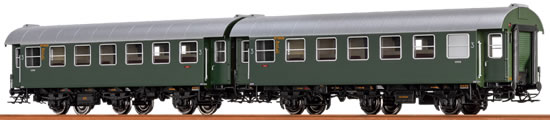 Brawa 46300 - 2pc Passenger Coach Set B3yg and B3yg DB