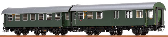 Brawa 46302 - 2pc Passenger Coach Set B3yg and BPw3yg DB