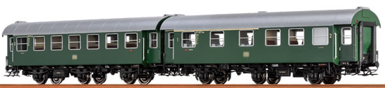 Brawa 46304 - 2pc Passenger Coach Set AB3yg and B3yg DB