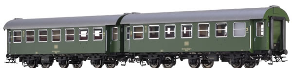 Brawa 46309 - German 2 Piece Passenger Car B3yge of the DB