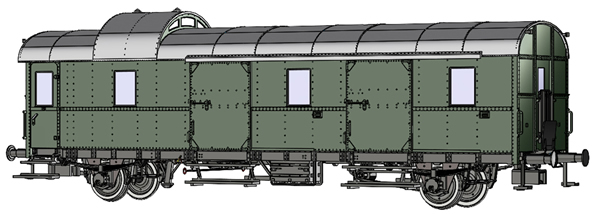 Brawa 46715 - Passenger Coach Pwi-29