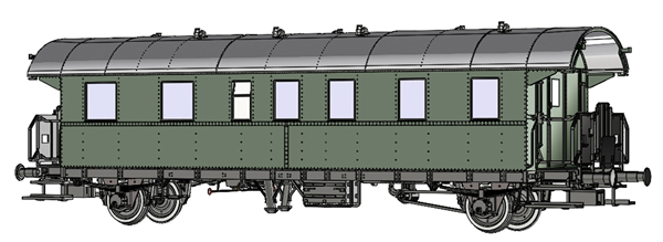 Brawa 46721 - Passenger Coach B2mp