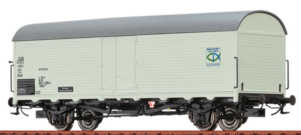 Brawa 47628 - German Refrigerator Car Ibdlps 383 INTERFRIGO Gesundheit und Fisch Cuxhaven