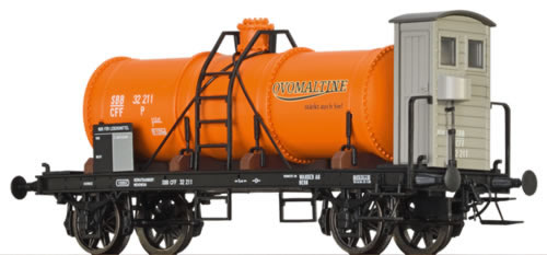 Brawa 47844 - Swiss Tank Car Ovomaltine of the SBB