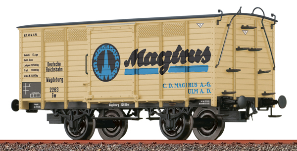 Brawa 48048 - Covered Freight Car Gw Magirus