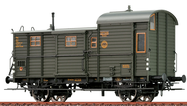 Brawa 48364 - Luggage Car Pwg 12