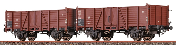 Brawa 48450 - 2pc H0 Open Freight Cars Om21 Set