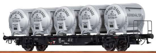 Brawa 49109 - Container Car Btmms 58 DB, with Ddikr 621